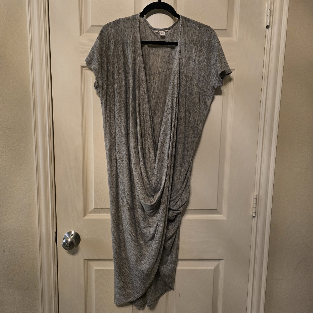 Cousin Earl Grey Linen Tunic
